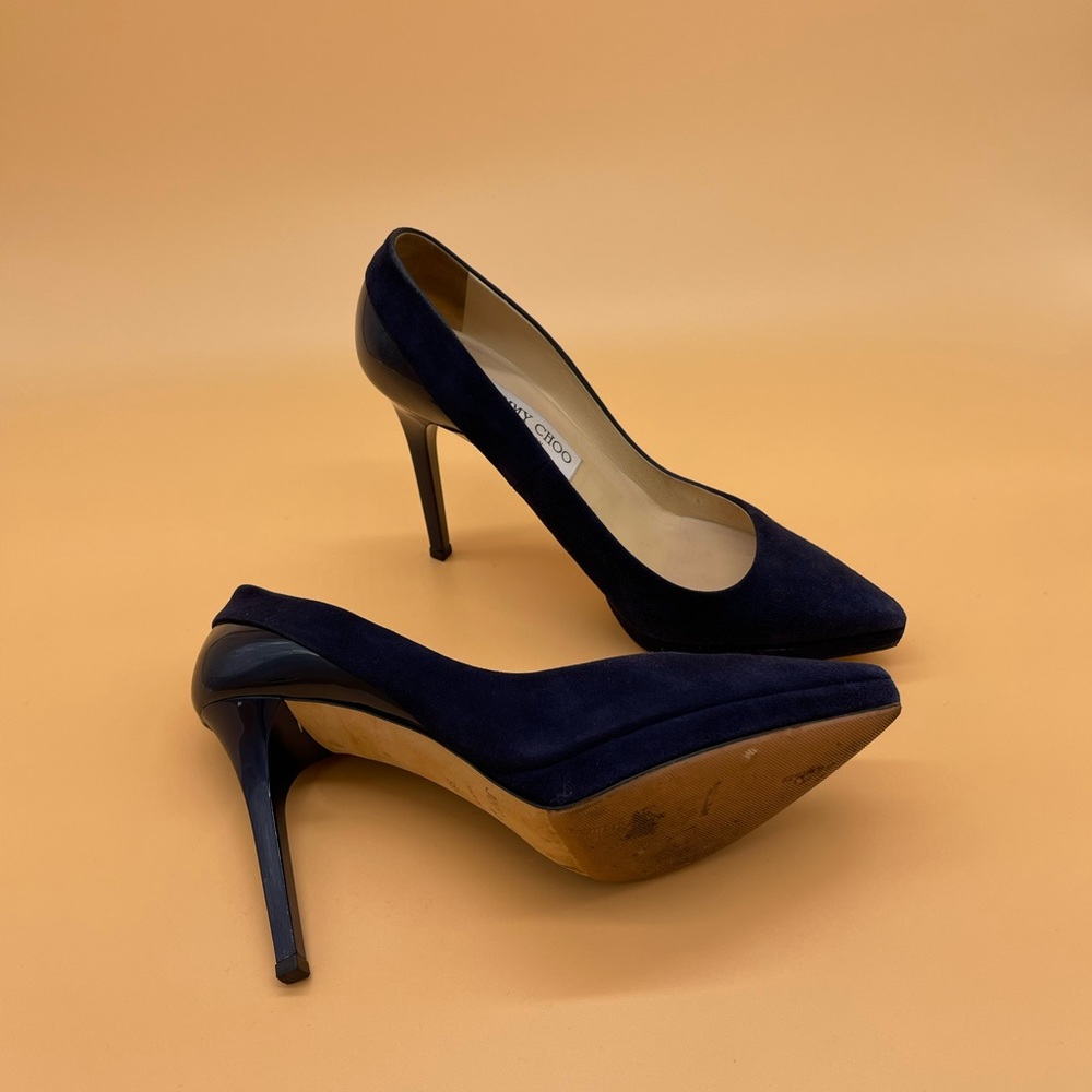 Jimmy Choo Navy Heels, 38,5